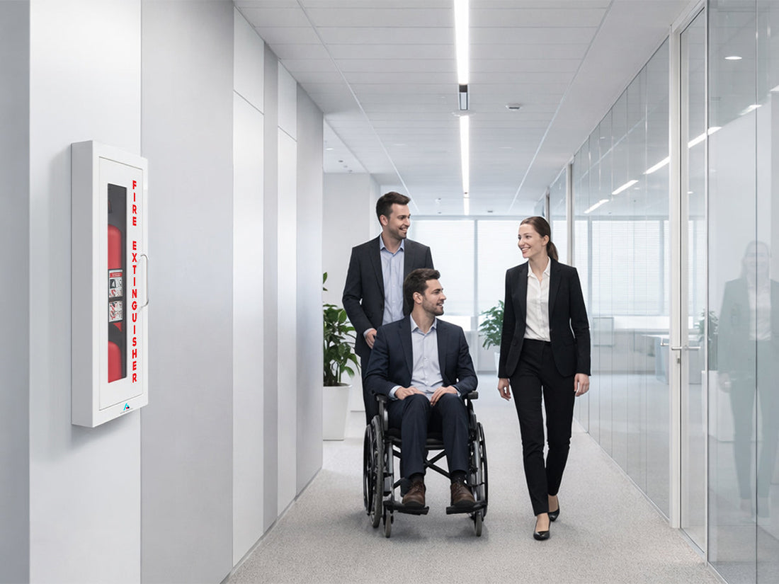 Space-Saving Fire Safety: Why Choose a Semi-Recessed Fire Extinguisher Cabinet?