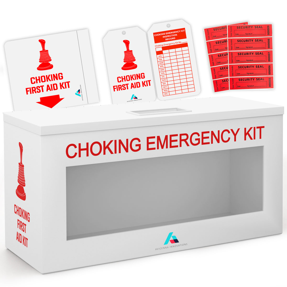 Ready-to-Deploy Choking Emergency Cabinet Wall Mount