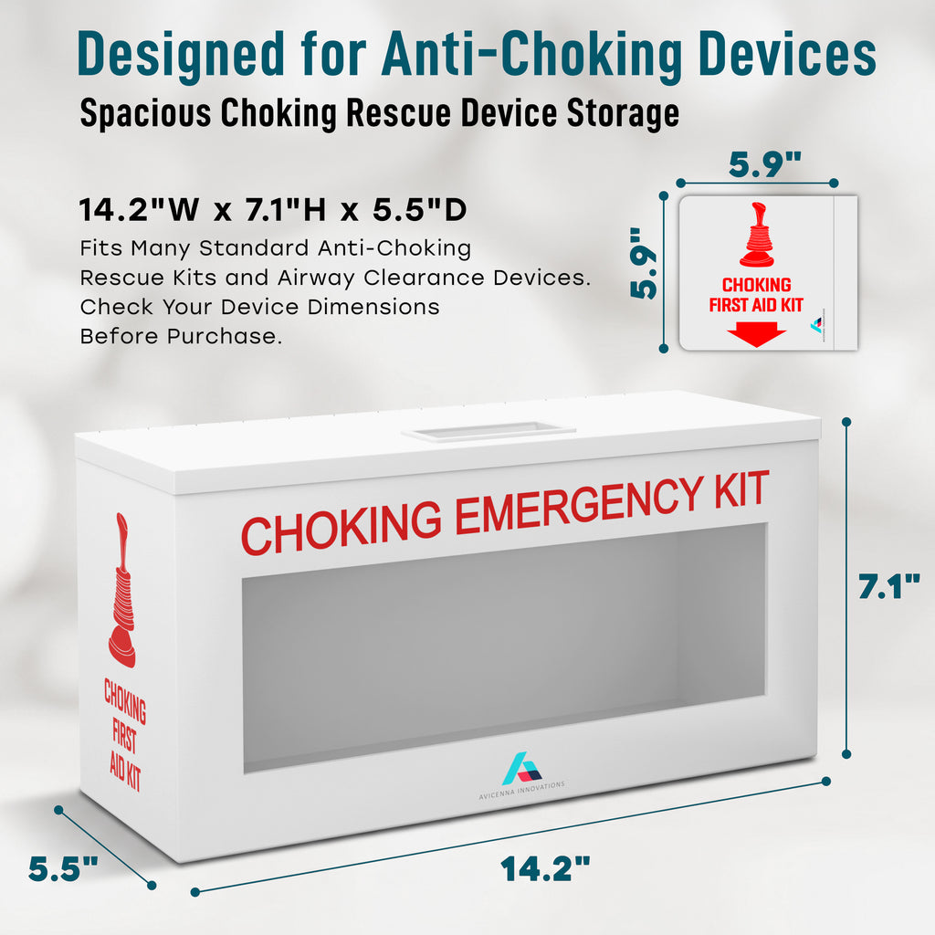 Avicenna Innovations Product: Ready-to-Deploy Choking Emergency Cabinet Wall Mount